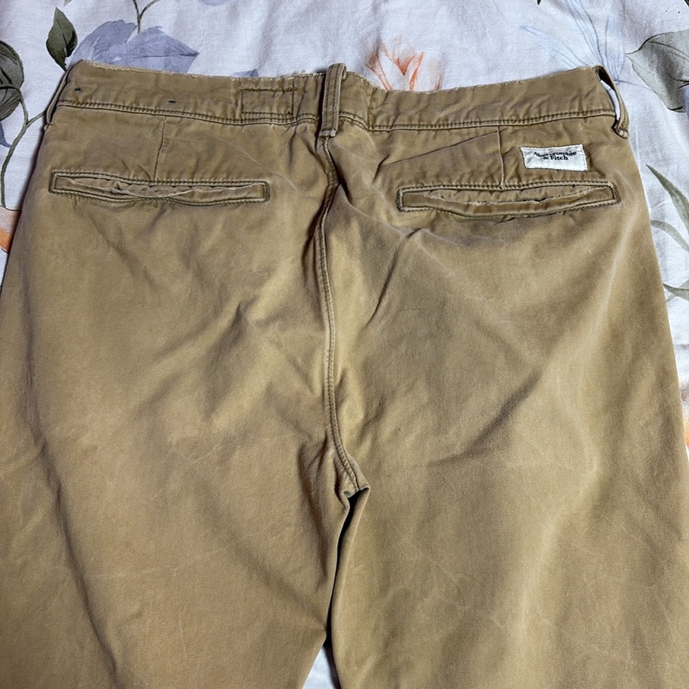 Abercrombie & Fitch Dark Khaki Pants 32x32 - Picture 9 of 15